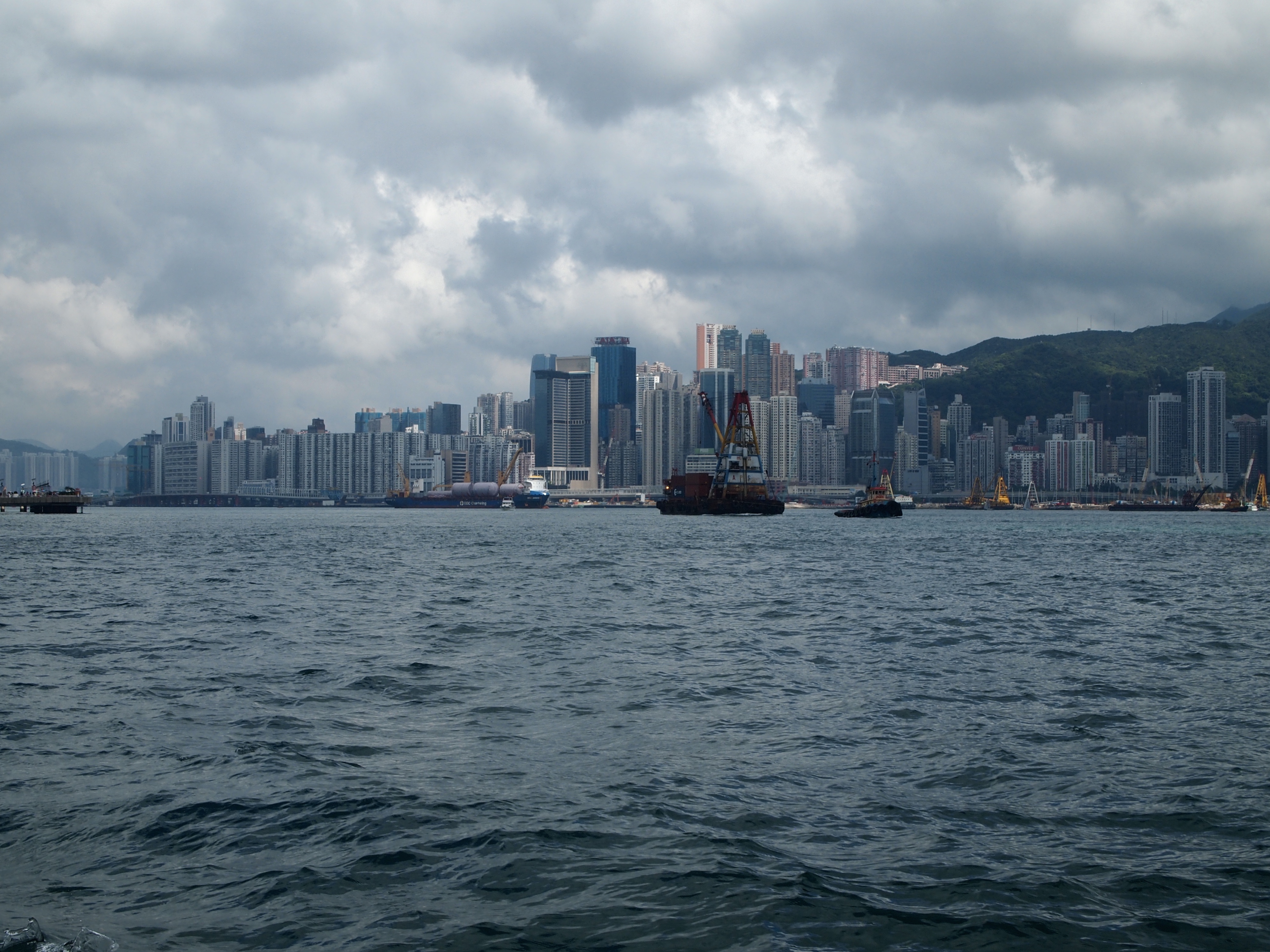 Victoria Harbor, Hong Kong, China бесплатно